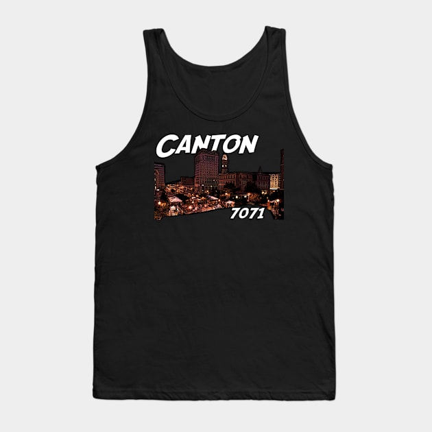 Canton Comic Book City Tank Top by 7071